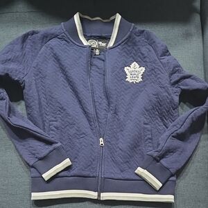 Toronto Maple Leafs Zipper Blue Jacket